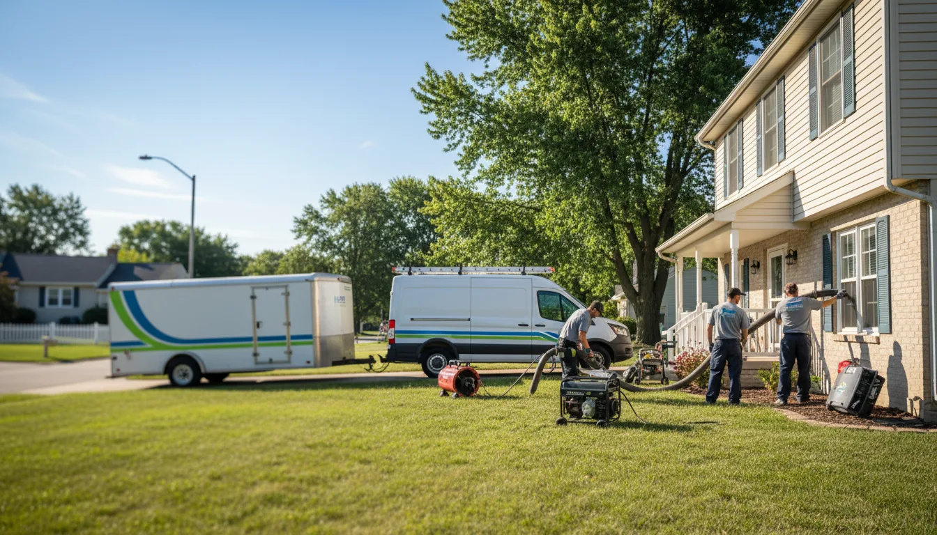 Flooded Basement Restoration And Cleanup With Repair in Riverdale, ND near me